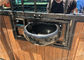 Heißes Bad-galvanisierte Pferdestall-Platten mit Schiebetür und Zufuhr-Tür