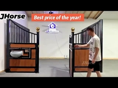 Soem karbonisierte Bambusschwarzpulver-überzogenes bewegliches Pferd, das Ställe Scheunen-Tür festklemmen