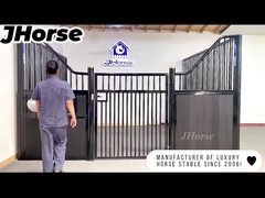 Luxus-Vorgefertigte Gebraucht-Bamboo-Holzpferd-Stabile Stall Front-Paneel