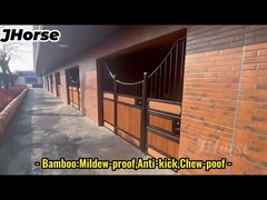 Langlebigkeit JH Marke Pferd Stabile Box Pferd Stall Fronten Türen mit Bambusholz