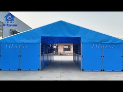 Portable Metallpferd Stall Box Außenpferd Stabiler Unterschlupf Füllung PVC-Board Frontplatte mit Schuppen