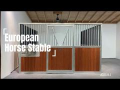 Verzinkter silberner Stahl Metallrahmen Pferdeboxenfront Schwerlast