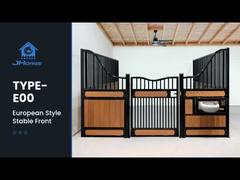 Schwingtür-Bausatz Bambuslatten europäische Pferdeboxen