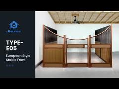 Außen-Sperrholzplatte Europäische Pferdeboxen Stallbox Zaunpaneel mit Dach