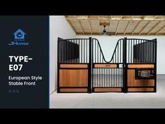 Wir stellen Ihnen vor: Bamboo Bamboo Pferdebox, geschweißt, pulverbeschichtet, wetterfeste Frontpaneele