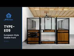 Stellen Sie Ihnen budgetfreundliche europäische Pferdeboxen aus verzinktem Edelstahlmaterial mit 14 Fuß Höhe vor