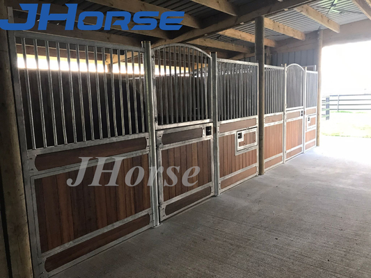 Bogen-Entwurfs-Pferdestall Front Panels Powder Coated Steel