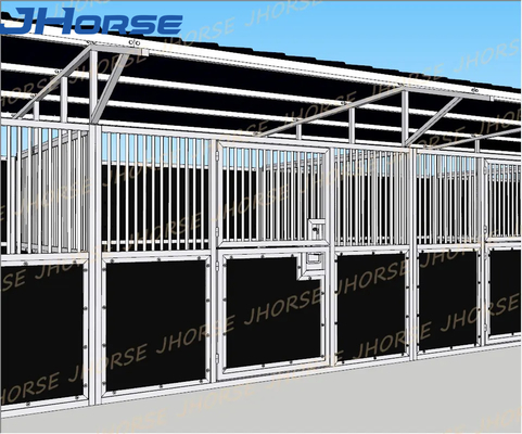 Tragbare, maßgeschneiderte Hdpe-Box-Stallfronten für Bauhalle