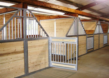 50mm kundengebundene Pferdestabile Ausrüstung mit galvanisiertem Stahlrohr-Stall
