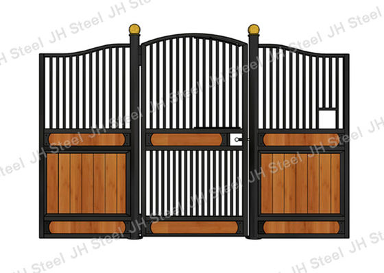 12ft * 12ft pferdeartige Belüftungs-Stangen-europäische Pferdeställe