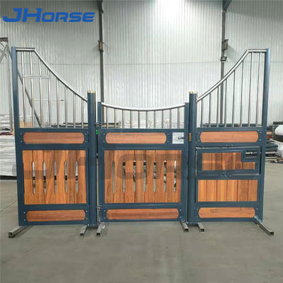 Scheunen-tragbares hölzernes Anthrazitpferdestabile Tür 10ft 12ft mit Hay Door